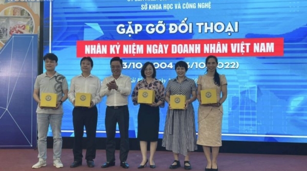 Sở KH&CN Hải Phòng tổ chức gặp gỡ đối thoại với doanh nghiệp nhận ngày Doanh nhân Việt Nam