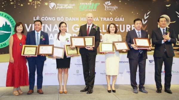 Hai sân golf của Tập đoàn BRG được tôn vinh tại 03 hạng mục giải “Vietnam Golf & Leisure Awards 2022”