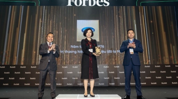 Vinamilk- Thương hiệu ‘Tỷ USD’ duy nhất trong Top 25 thương hiệu F&B dẫn đầu của Forbes Việt Nam