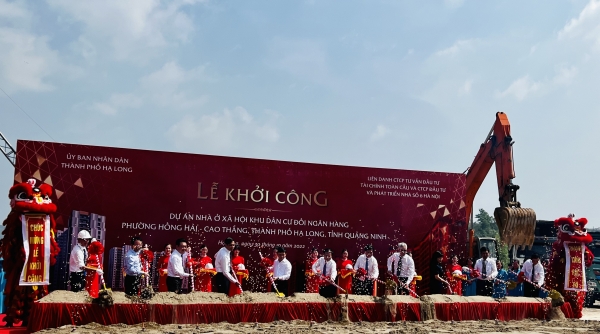 Quảng Ninh: Khởi công dự án nhà ở xã hội đầu tiên