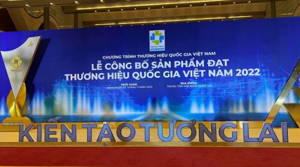 Công bố 325 sản phẩm đạt Thương hiệu quốc gia Việt Nam năm 2022