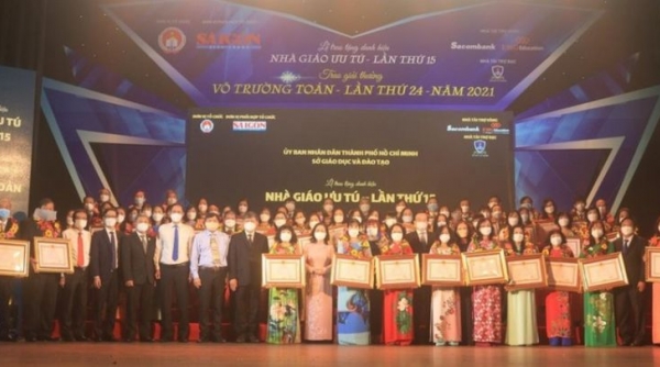 50 nhà giáo đạt giải thưởng Võ Trường Toản