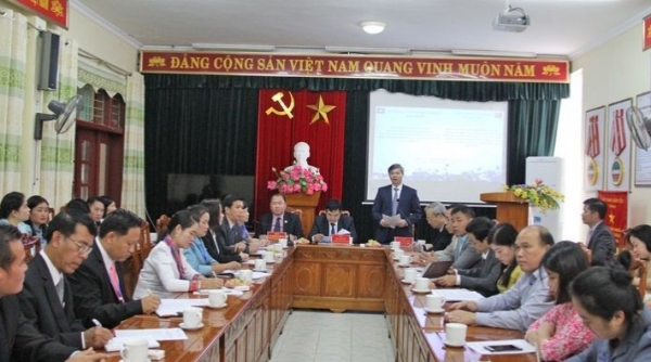 Đoàn cán bộ Ủy ban Trung ương Mặt trận Lào học tập, trao đổi kinh nghiệm tại Thanh Hóa
