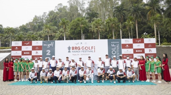 Tưng bừng khai mạc Giải golf thường niên 2022 BRG Golf Hanoi Festival