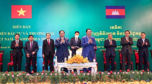 Thủ tướng Hun Sen mong muốn Campuchia tham gia chuỗi liên kết sản xuất với Việt Nam
