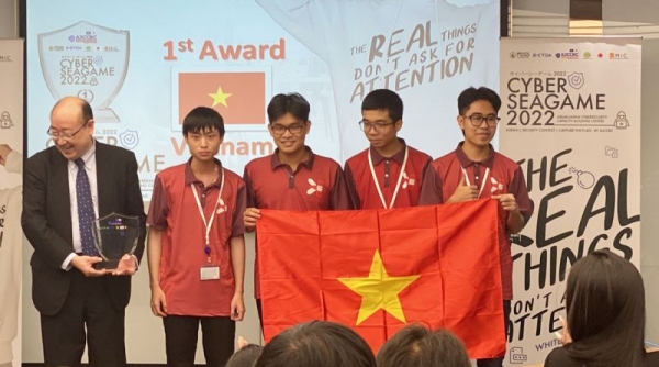 Việt Nam xuất sắc giành ngôi vị Quán quân cuộc thi Cyber SEA Game 2022