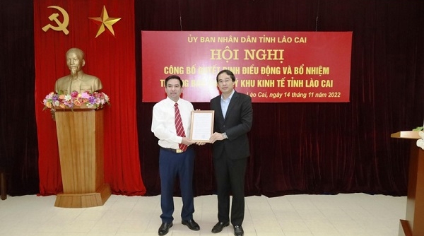 Điều động Chủ tịch Ủy ban nhân dân thị xã Sa Pa làm Trưởng Ban quản lý Khu kinh tế tỉnh Lào Cai