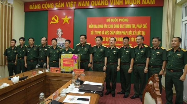 Bộ Quốc phòng tiến hành kiểm tra công tác 1389 tại Bộ đội biên phòng Tây Ninh