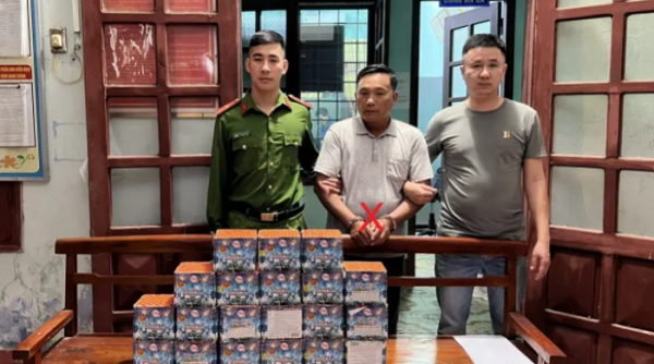 Thu giữ hơn 120kg pháo hoa nổ trái phép tại Quảng Bình