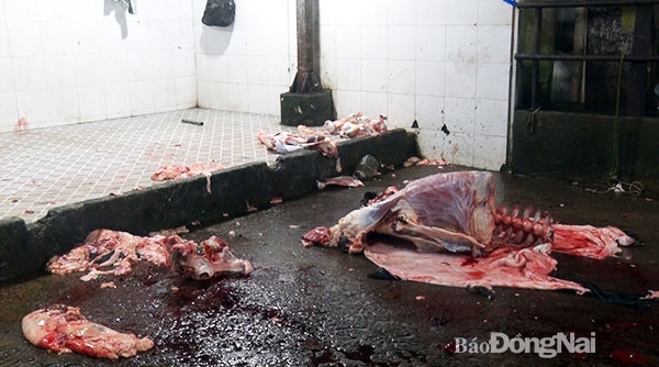 Đồng Nai có một số cơ sở giết mổ động vật đã bị rút giấy phép vẫn lén lút hoạt động