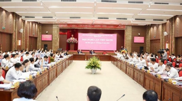 Thành ủy Hà Nội sẽ giám sát 10 tổ chức đảng về công tác cán bộ năm 2023