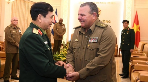 Thúc đẩy hợp tác quốc phòng giữa Việt Nam và Cuba một cách toàn diện, hiệu quả