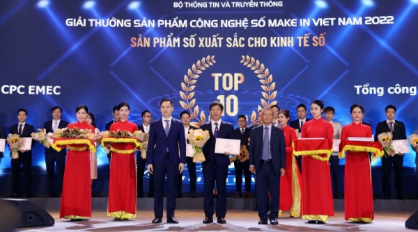 EVN có 2 sản phẩm được công nhận giải thưởng công nghệ số “Make in Viet Nam”