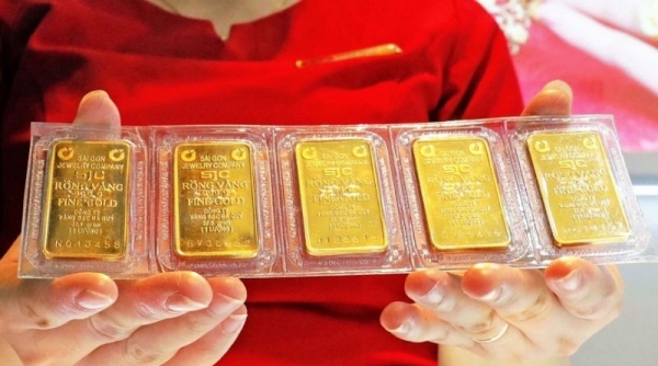 Giá vàng hôm nay 23/12: Giá vàng tăng nhẹ, giao dịch trên 1.800 USD/ounce