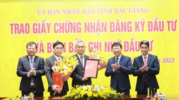 Bắc Giang thêm 02 dự án đầu tư trị giá 761 triệu USD 