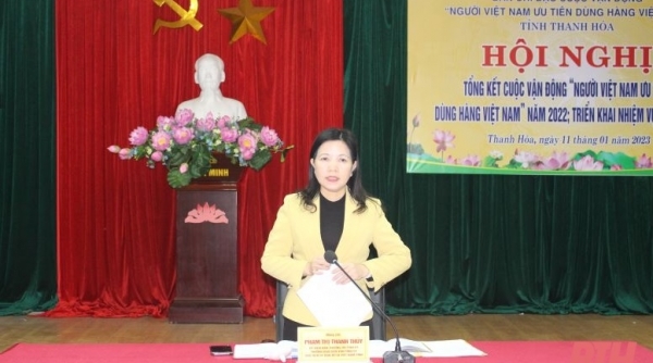 Thanh Hoá tổng kết Cuộc vận động “Người Việt Nam ưu tiên dùng hàng Việt Nam” năm 2022