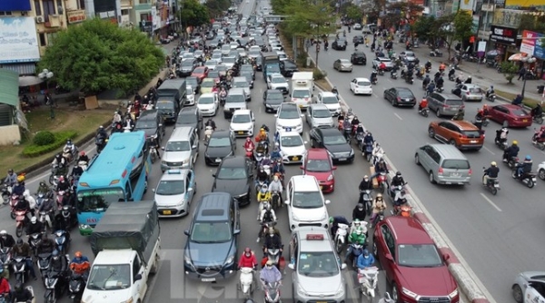 Sở GTVT thông báo hướng dẫn phân luồng giao thông ra, vào nội đô Hà Nội theo 6 hướng để giảm ùn tắc