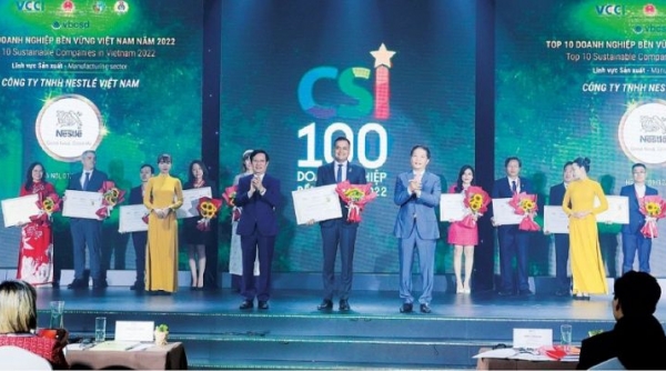 Nestlé Việt Nam được bình chọn là doanh nghiệp bền vững 2 năm liên tiếp