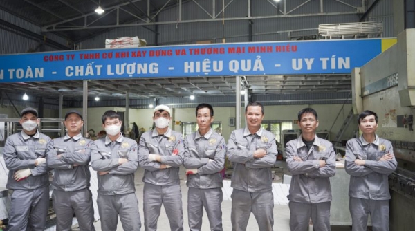 Công ty cơ khí Minh Hiếu: Đồng phục đẹp khiến nhân viên hứng thú với công việc