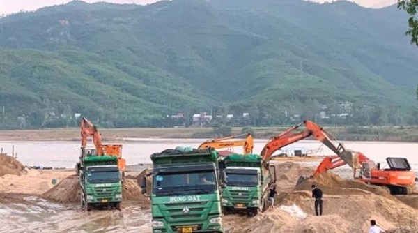 Quảng Nam: Các mỏ cát sẽ hoạt động trở lại