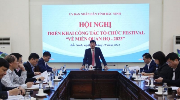 Bắc Ninh rà soát công tác tổ chức Festival “Về miền Quan họ 2023”