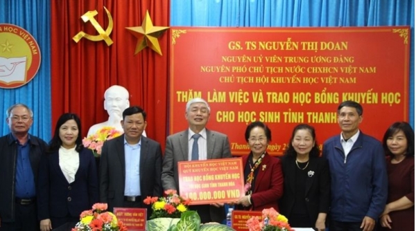 Đoàn công tác của Trung ương Hội khuyến học Việt Nam thăm, làm việc tại tỉnh Thanh Hóa