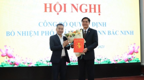 Công bố Quyết định bổ nhiệm Phó Giám đốc Kho bạc Nhà nước Bắc Ninh