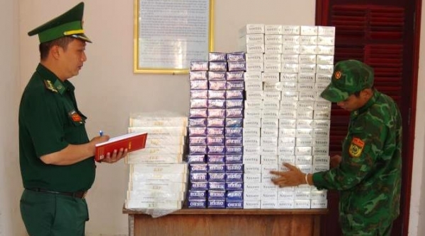 BĐBP An Giang thu giữ 2.000 bao thuốc lá điếu nhập lậu