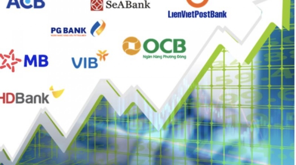 VN - Index giữ được sắc xanh nhờ nhóm cổ phiếu vốn hoá lớn từ ngân hàng