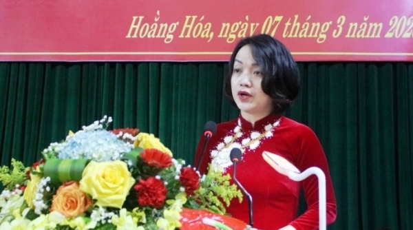Bà Nguyễn Thị Thu Hà được bầu giữ chức Phó Chủ tịch UBND huyện Hoằng Hoá
