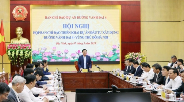 Họp Ban chỉ đạo triển khai dự án đường Vành đai 4 - Vùng thủ đô Hà Nội
