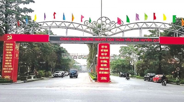 Xây dựng huyện Quế Võ trở thành thị xã