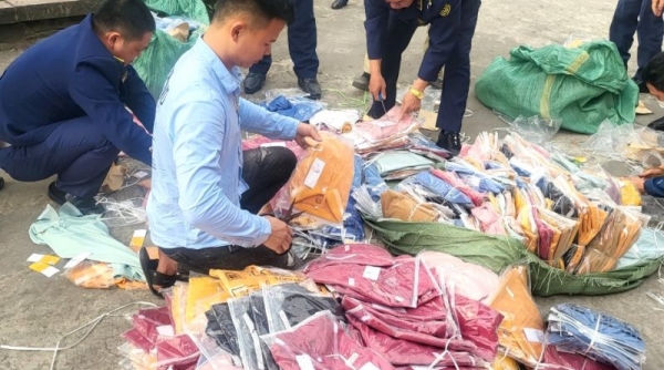Nam Định tiêu hủy gần 1.000 sản phẩm áo phông giả mạo nhãn hiệu