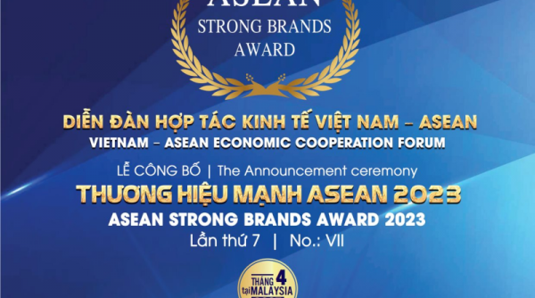 Lễ công bố Thương hiệu mạnh ASEAN 2023 sẽ diễn ra vào tháng 04/2023