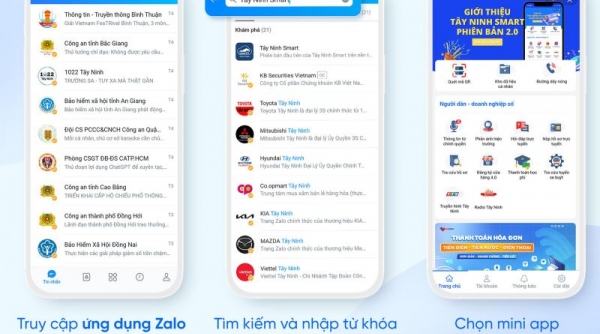 Ra mắt phiên bản mini app “Tây Ninh Smart” trên nền tảng Zalo