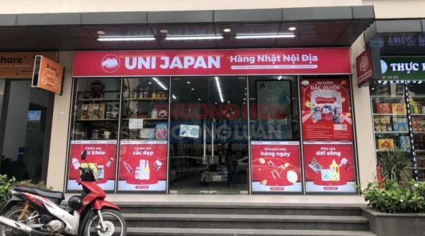 Cửa hàng UNI JAPAN Hà Nội bày bán hàng hóa thiếu thông tin, không tem, nhãn phụ Tiếng Việt