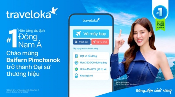 Traveloka công bố Baifern Pimchanok là Đại sứ thương hiệu