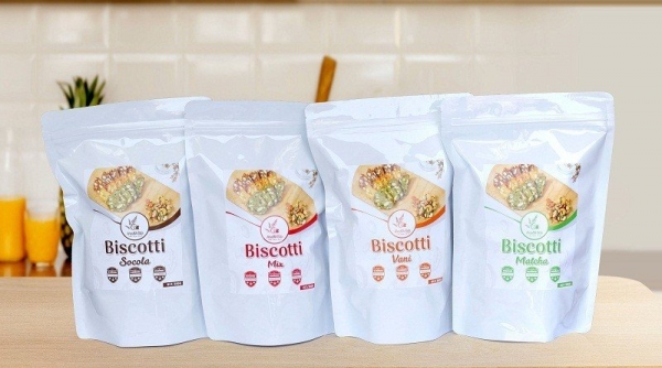 Bánh ngọt Biscotti mang hương vị độc đáo từ xứ sở mỳ ống đến Việt Nam