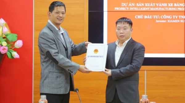 Quảng Ninh trao giấy chứng nhận đầu tư cho 3 dự án trên 80 triệu USD