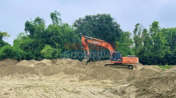 Thanh Hóa chấp thuận nhà đầu tư dự án khai thác mỏ cát số 09, lòng sông Chu