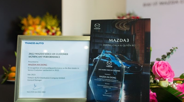 Mazda Việt Nam vinh danh đại lý "Chăm sóc khách hàng tốt nhất 2022"