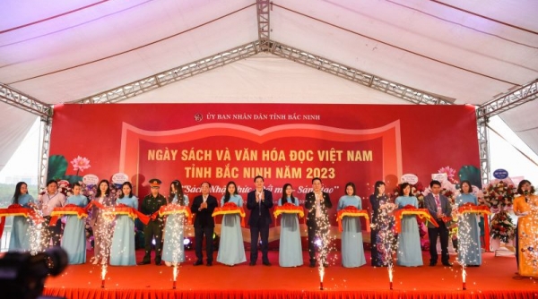 Gần 2 triệu bản sách trưng bày tại Ngày Sách và Văn hóa đọc tỉnh Bắc Ninh 2023
