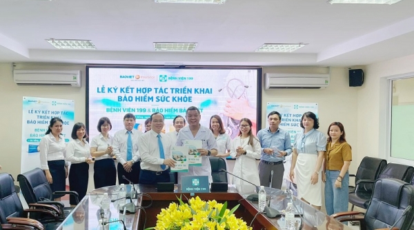 Bảo hiểm Bảo Việt cùng Bệnh viện 199 ký kết hợp tác triển khai bảo hiểm sức khoẻ