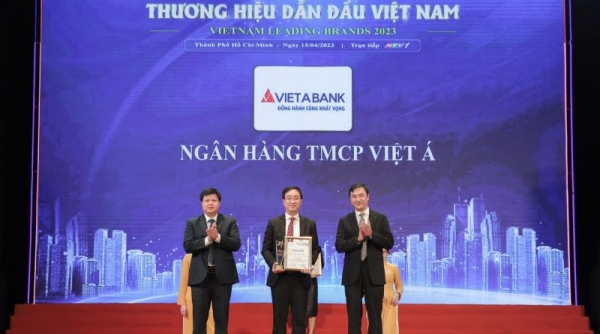 VietABank vinh dự nhận giải thưởng Thương hiệu dẫn đầu Việt Nam