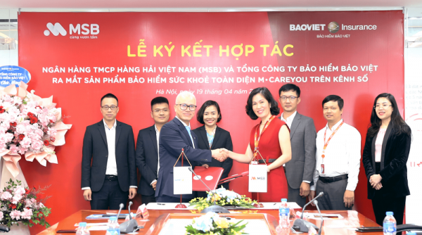 BH Bảo Việt cùng MSB ra mắt sản phẩm chăm sóc sức khỏe toàn diện M-CAREYOU trên nền tảng số
