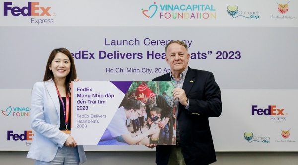 FedEx tiếp tục hỗ trợ chăm sóc sức khỏe cho trẻ em mắc tim bẩm sinh