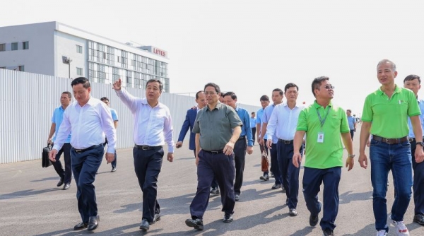 Thủ tướng: Xây dựng khu công nghiệp kiểu mẫu của tỉnh Thái Bình