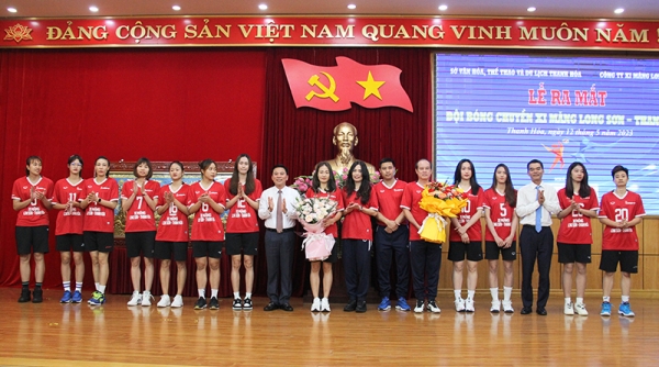 Công ty Xi măng Long Sơn chính thức trở thành nhà tài trợ Đội bóng chuyền nữ Thanh Hóa