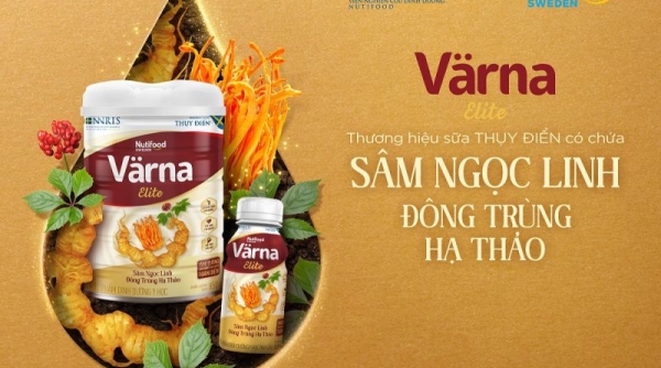 Värna ra mắt sản phẩm sữa cao cấp Värna Elite chất lọc tinh hoa quốc bảo Sâm Ngọc Linh và Đông Trùng Hạ Thảo