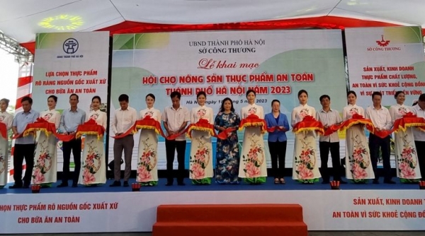 Hội chợ Nông sản, thực phẩm an toàn thành phố Hà Nội năm 2023